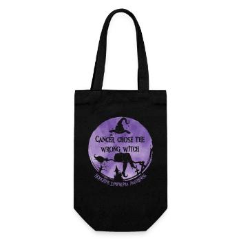 Cancer chose the witch Hodgkin's lymphoma - Gift Bag for Bottles - black - Front