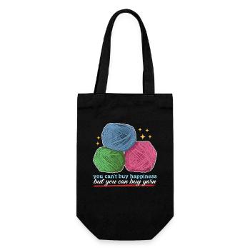 Crochet Crochet fil Crochet Crochet cadeau - Sac à bouteille - noir - Devant