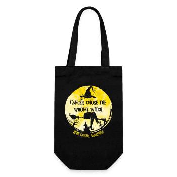 Crabe Sorcière Jaune Os Cancer Awarenes - Sac à bouteille - noir - Devant
