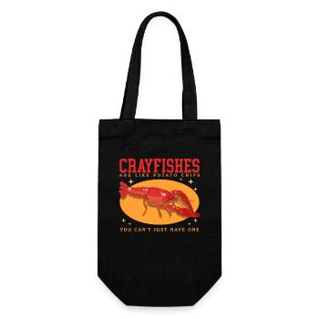 Écrevisse Noble écrevisse fruits de mer cadeau - Sac à bouteille - noir - Devant