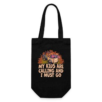 My kids call Cargo Cargobike - Gift Bag for Bottles - black - Front