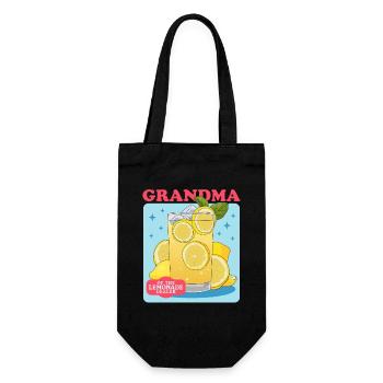 Lemonade Lemon Effervescent Stand Gift - Gift Bag for Bottles - black - Front