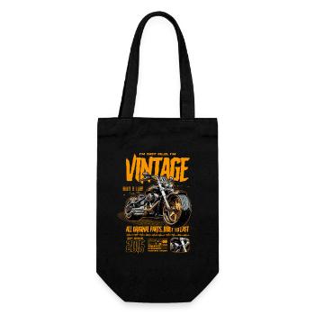 Motorcycle Bikers Motorbike Birthday Born In 2016 - Gift Bag for Bottles - black - Front