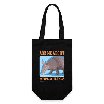 Tatou drôle neuf-cravate tatou cadeau - Sac à bouteille - noir - Devant