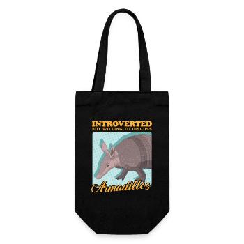 Tatous à neuf bandes tatou cadeau - Sac à bouteille - noir - Devant