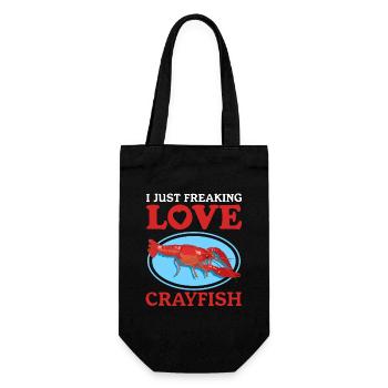 Écrevisse Noble écrevisse fruits de mer cadeau - Sac à bouteille - noir - Devant