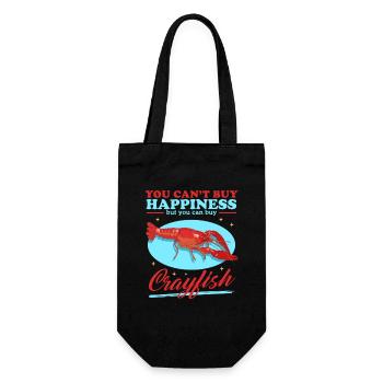Écrevisse Noble écrevisse fruits de mer cadeau - Sac à bouteille - noir - Devant