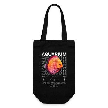 Discus Cichlid Fish Keeper Streetwear moderne - Sac à bouteille - noir - Devant