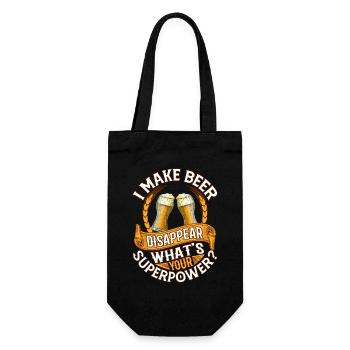 Je fais disparaître la bière Bière - Sac à bouteille - noir - Devant