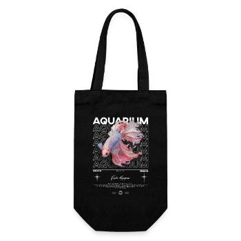 Betta Fish Keeper Moderne Streetwear - Geschenkbeutel für Flaschen - Schwarz - Vorne