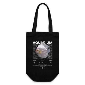 Discus Cichlid Fish Keeper Streetwear moderne - Sac à bouteille - noir - Devant