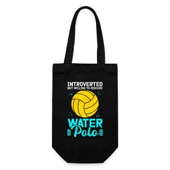 Joueur de water-polo Water Polo cadeau - Sac à bouteille - noir - Devant
