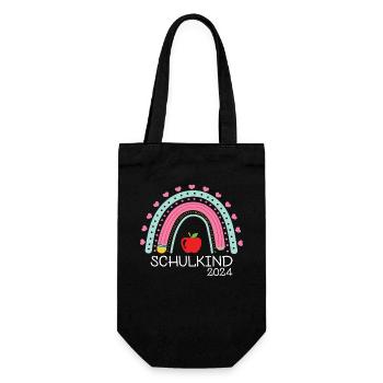 Back to School First Day of School School Child 2024 - Gift Bag for Bottles - black - Front