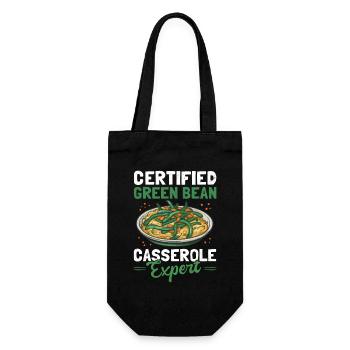 Casserole de haricots verts Casserole de haricots cadeau - Sac à bouteille - noir - Devant