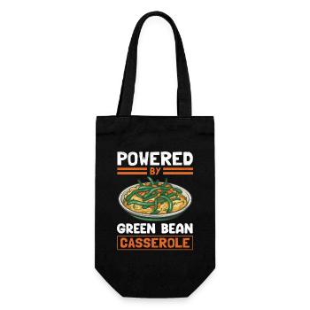 Casserole de haricots verts Casserole de haricots cadeau - Sac à bouteille - noir - Devant