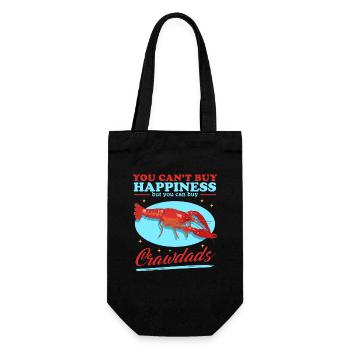 Écrevisse Noble écrevisse fruits de mer cadeau - Sac à bouteille - noir - Devant
