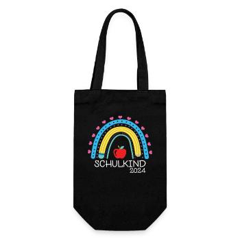 Back to School First Day of School School Child 2024 - Gift Bag for Bottles - black - Front