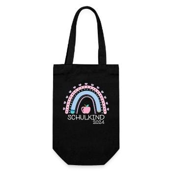 Back to School First Day of School School Child 2024 - Gift Bag for Bottles - black - Front