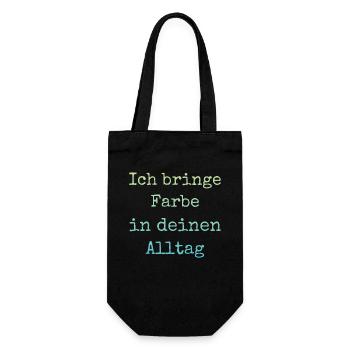 I Bring Paint Painter Dad Varnisher - Gift Bag for Bottles - black - Front