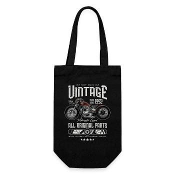 Moto Vintage Motatard Moto Anniversaire 1992 - Sac à bouteille - noir - Devant