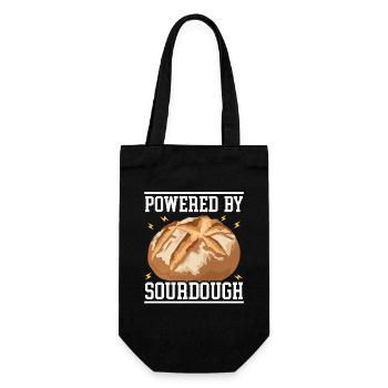 Sourdough Bread Sourdough Breads Baking Gift - Gift Bag for Bottles - black - Front