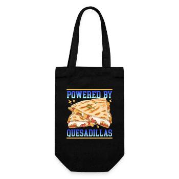 Quesadilla Tortilla Quesadillas Gift - Gift Bag for Bottles - black - Front