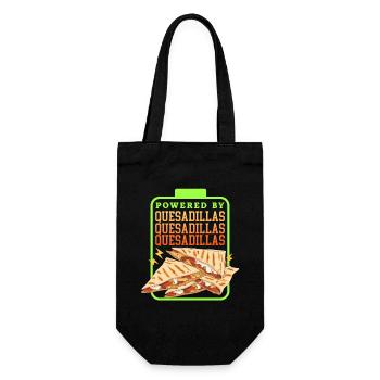 Quesadilla Tortillas Quesadillas Gift - Gift Bag for Bottles - black - Front