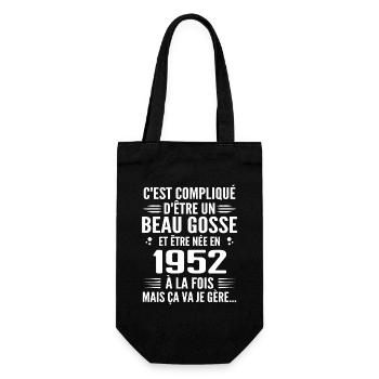 Toujours Beau Gosse 1952 Cadeau Anniversaire 1952 - Sac à bouteille - noir - Devant