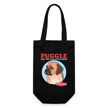 Les puggles sont comme un cadeau de propriétaire de chien - Sac à bouteille - noir - Devant