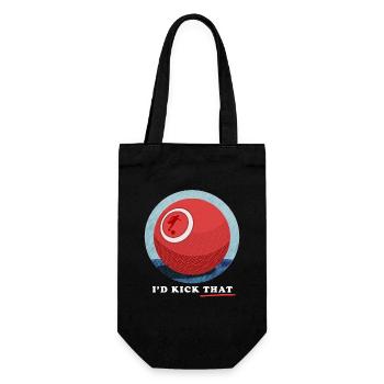 Kickball Kickballer Kickball Cadeau de joueur de kickball - Sac à bouteille - noir - Devant