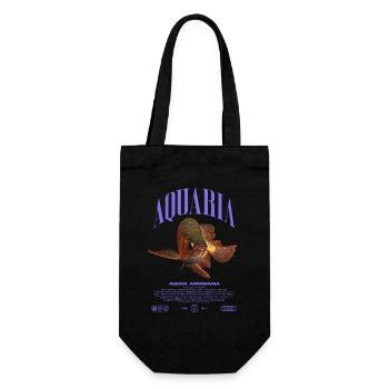 Asian Arowana Monster Fish Keeper Streetwear - Gift Bag for Bottles - black - Front