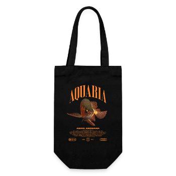 Asian Arowana Monster Fish Keeper Streetwear - Gift Bag for Bottles - black - Front