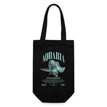 Asian Arowana Monster Fish Keeper Streetwear - Gift Bag for Bottles - black - Front