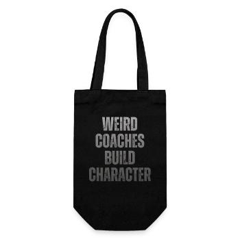 Seltsame Coaches Bilden Charakter Coach - Geschenkbeutel für Flaschen - Schwarz - Vorne