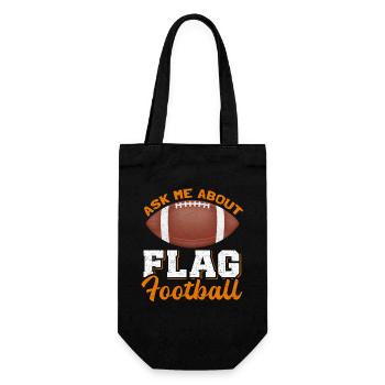 Cadeau de joueur de flag-football - Sac à bouteille - noir - Devant