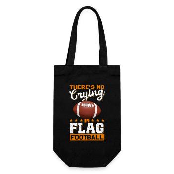 Joueur de flag-football | Cadeau footballeur - Sac à bouteille - noir - Devant