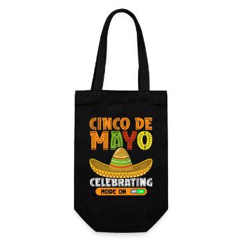 Cinco De Mayo Mexikanisches Fiesta Geschenk - Geschenkbeutel für Flaschen - Schwarz - Vorne
