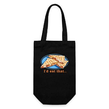 Quesadilla Tortillas Quesadillas Gift - Gift Bag for Bottles - black - Front