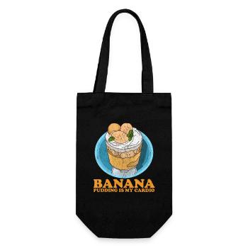 Banana Pudding Banana Pudding Gift - Gift Bag for Bottles - black - Front