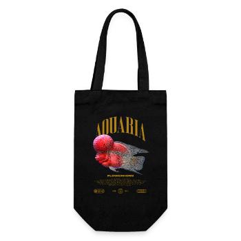 Flowerhorn Cichlid Fish Keeper Streetwear - Sac à bouteille - noir - Devant