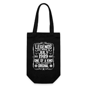 Né en Juillet 1989 Anniversaire 1989 Juillet 1989 - Sac à bouteille - noir - Devant