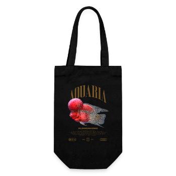Flowerhorn Cichlid Fish Keeper Streetwear - Sac à bouteille - noir - Devant