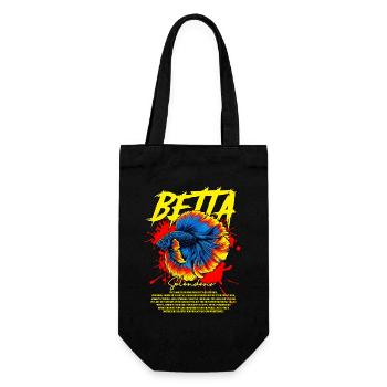 Betta Fish Keeper Moderne Streetwear - Geschenkbeutel für Flaschen - Schwarz - Vorne