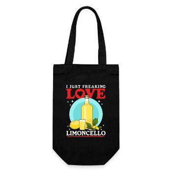 Limoncello Liqueur Citrons Cadeau - Sac à bouteille - noir - Devant
