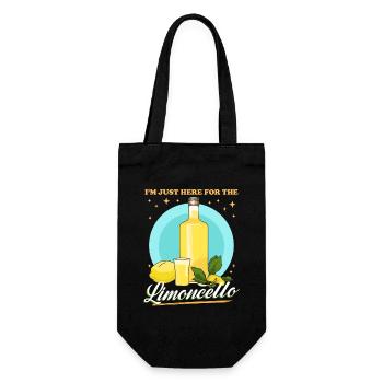 Limoncello Liqueur de citron cadeau - Sac à bouteille - noir - Devant