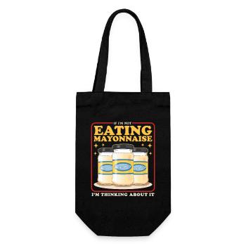 Mayonnaise Mayo Lover Gift - Gift Bag for Bottles - black - Front