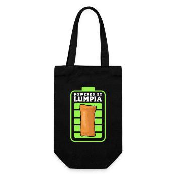 Lumpia Spring Rolls Loempia Gift - Gift Bag for Bottles - black - Front
