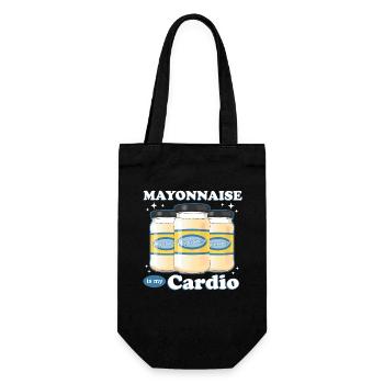 Mayonnaise Mayo Lover Gift - Gift Bag for Bottles - black - Front