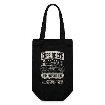 Cafe Racer Moto Anniversaire Motard Né en 1986 - Sac à bouteille - noir - Devant