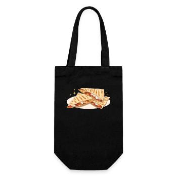 Quesadilla Tortillas Quesadillas Gift - Gift Bag for Bottles - black - Front